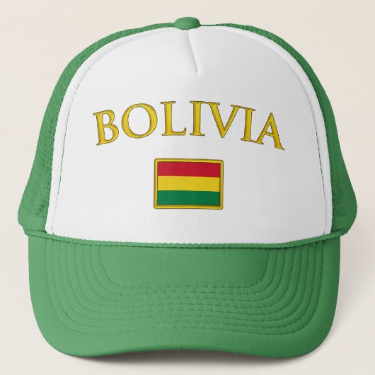 Goldenes Bolivien Truckerkappe (Vorderseite)