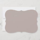 Goldenes Bouquet Fall Rosa Babydusche Einladung (Rückseite)