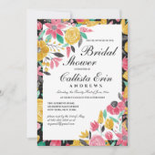 Goldenes Brautparty Einladung (Vorderseite)