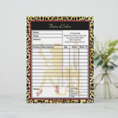 Goldenes Briefbogen (Stehend Vorderseite)