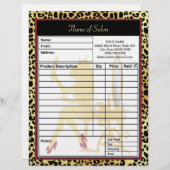 Goldenes Briefbogen (Vorne/Hinten)