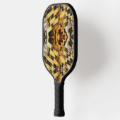 Goldenes Bronze-Imitat Pickleball Schläger (Links)