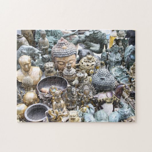 Goldenes Buddahs Foto-Puzzlespiel Puzzle (Horizontal)