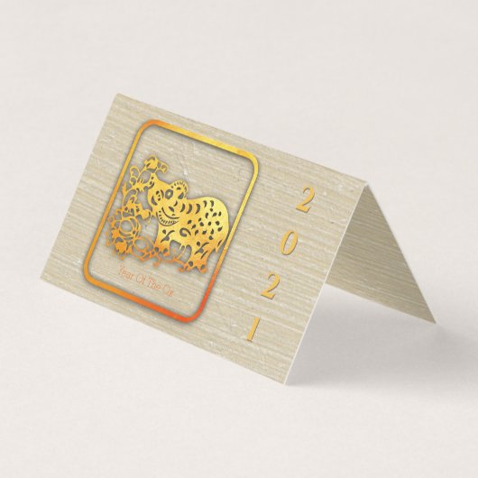 Goldenes chinesisches OX-Year-Paket FC (Vorderseite)