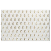 Goldenes Chirho-Symbol-Gewebe Stoff (Yard (91,4 cm))