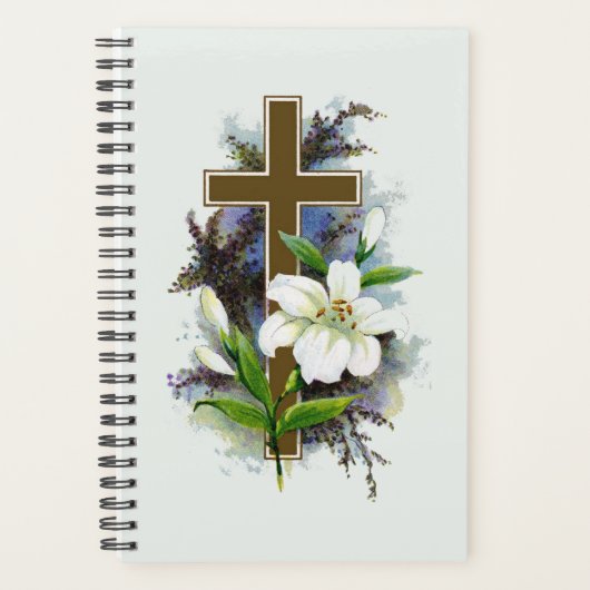 Goldenes christliches Kreuz Planer (Vorderseite)