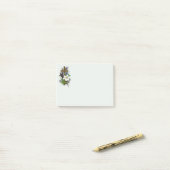 Goldenes christliches Kreuz Post-it Klebezettel (Auf Schreibtisch)