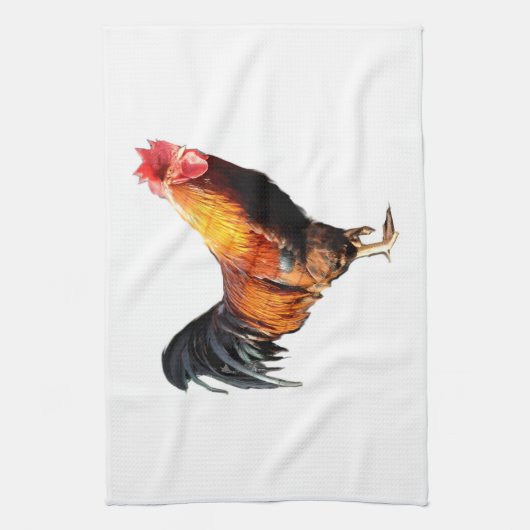 Goldenes Cockeril Teetuch Geschirrtuch (Vertikal)