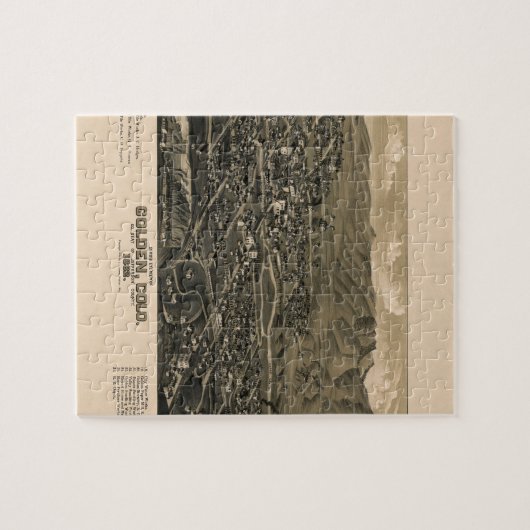 Goldenes Colorado 1882 Puzzle (Horizontal)