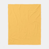 Goldenes Daffodil Gelb, hell, solide Farbe Fleecedecke (Vorderseite)