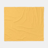 Goldenes Daffodil Gelb, hell, solide Farbe Fleecedecke (Vorderseite (Horizontal))