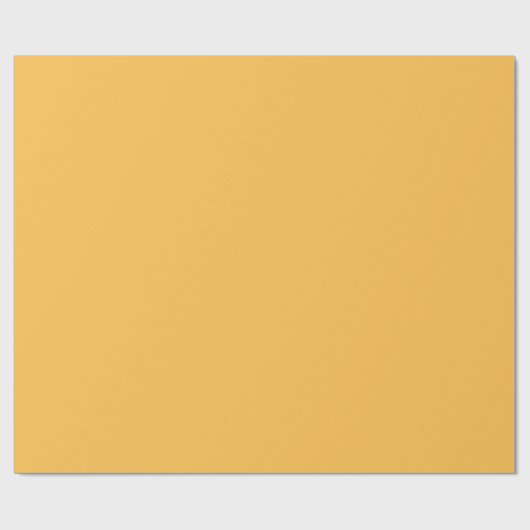 Goldenes Daffodil Gelb, hell, solide Farbe Geschenkpapier (Flach)