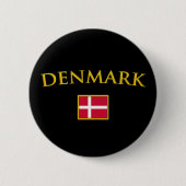Goldenes Dänemark Button (Vorderseite)