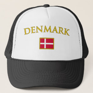 Goldenes Dänemark Truckerkappe