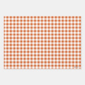 Goldenes Dankeschön Set von 3 Geschenkwrap Geschenkpapier Set (Vorderseite 2)