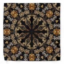 Goldenes dekoratives Bandana