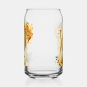 Goldenes dekoratives Monogramm Q Dosenglas (Rechts)