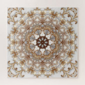 Goldenes Dekoratives Puzzle (Horizontal)