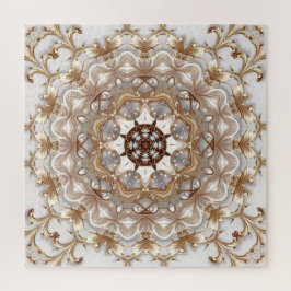 Goldenes Dekoratives Puzzle