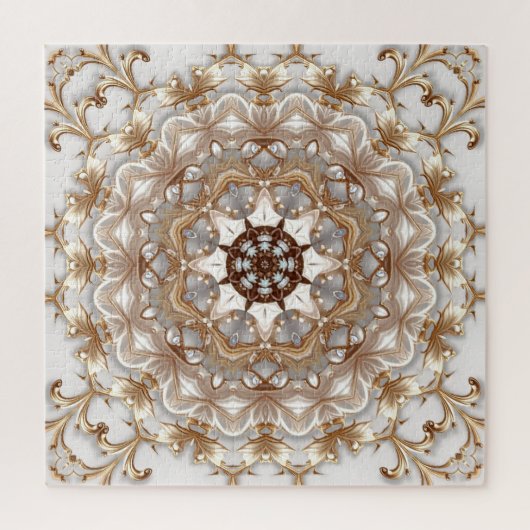 Goldenes Dekoratives Puzzle (Vertikal)