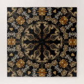 Goldenes Dekoratives Puzzle (Horizontal)