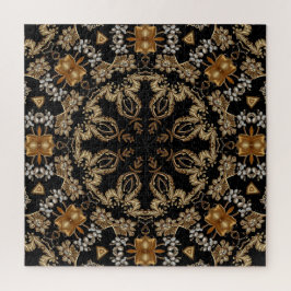 Goldenes Dekoratives Puzzle