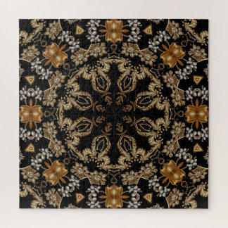 Goldenes Dekoratives Puzzle