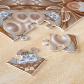 Goldenes Dekoratives Puzzle (Seite)