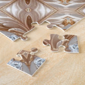 Goldenes Dekoratives Puzzle (Seite)