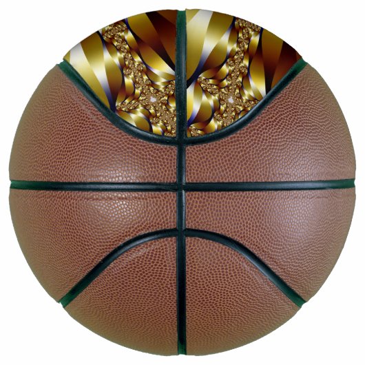Goldenes Design auf Basketball (Rechts)