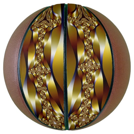 Goldenes Design auf Basketball (Vertikal)