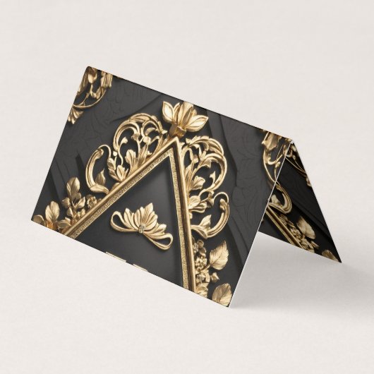 Goldenes Design Visitenkarten (Vorderseite)