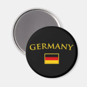 Goldenes Deutschland Magnet (Vorderseite/Rückseite)