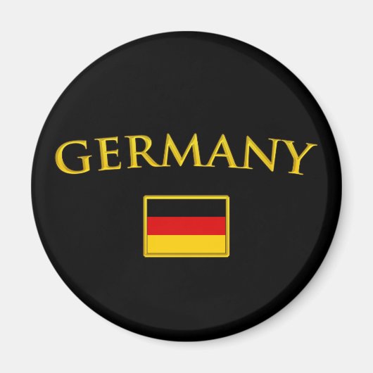 Goldenes Deutschland Magnet (Vorne)