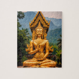 Goldenes Dhamma in den nördlichen Hügeln Puzzle