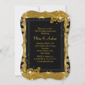 Goldenes Diamant-Foto zum 50-jährigen Jubiläum Einladung (Rückseite)