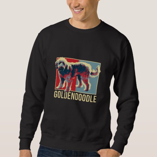 Goldenes Doodle Sweatshirt (Vorderseite)