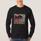 Goldenes Doodle T-Shirt (Vorderseite)