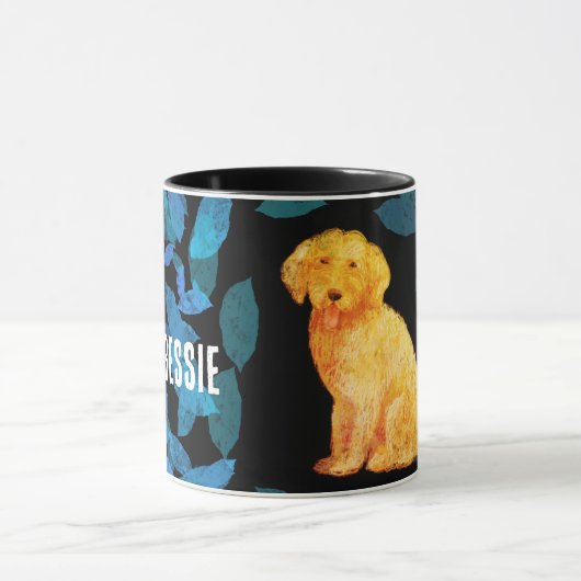 Goldenes Doodle Tasse (Zentrum)