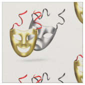 Goldenes Drama Stoff (Nahaufnahme)