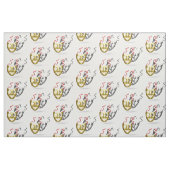 Goldenes Drama Stoff (Fat Quarter (45,7 x 55,9 cm))