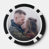 Goldenes Drehbuch Foto Jubiläum Pokerchips (Rückseite)