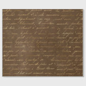 Goldenes Drehbuch Geschenkpapier (Flach)