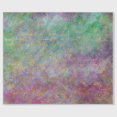 Goldenes Drehbuch zu Lila und grün Geschenkpapier (Flach)