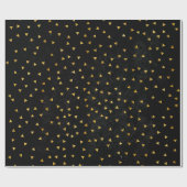 Goldenes Dreiecksmuster Geschenkpapier (Flach)
