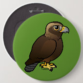Goldenes Eagle Button (Vorne & Hinten)
