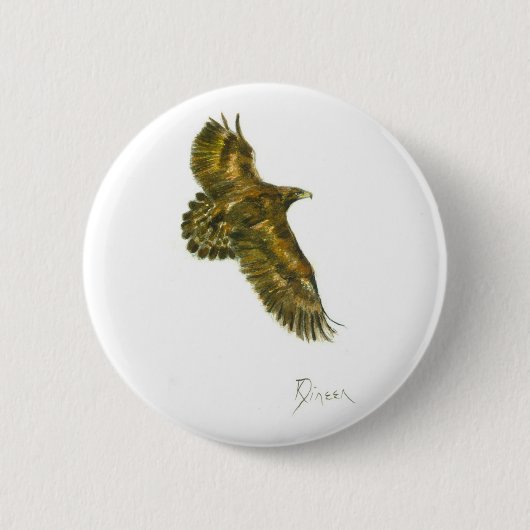 Goldenes Eagle-Knopf Button (Vorderseite)
