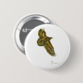 Goldenes Eagle-Knopf Button (Vorne & Hinten)