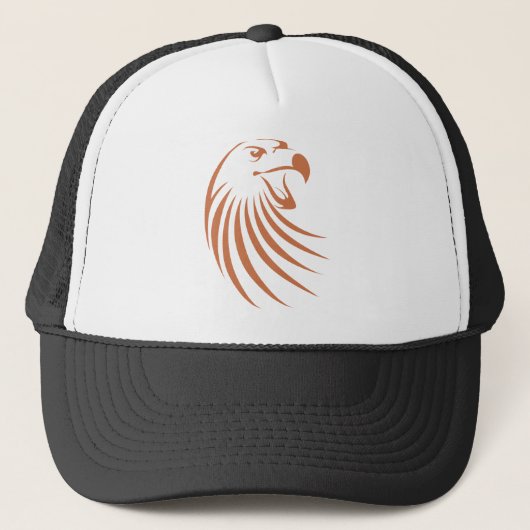 Goldenes Eagle-Logo Truckerkappe (Vorderseite)