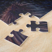 Goldenes Eagle mit Haltungspuzzlespiel Puzzle (Seite)